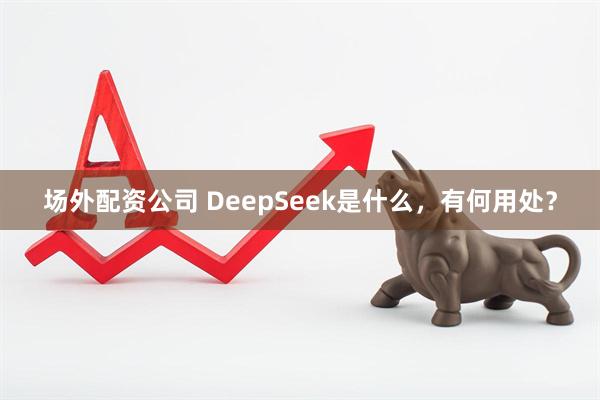 场外配资公司 DeepSeek是什么，有何用处？